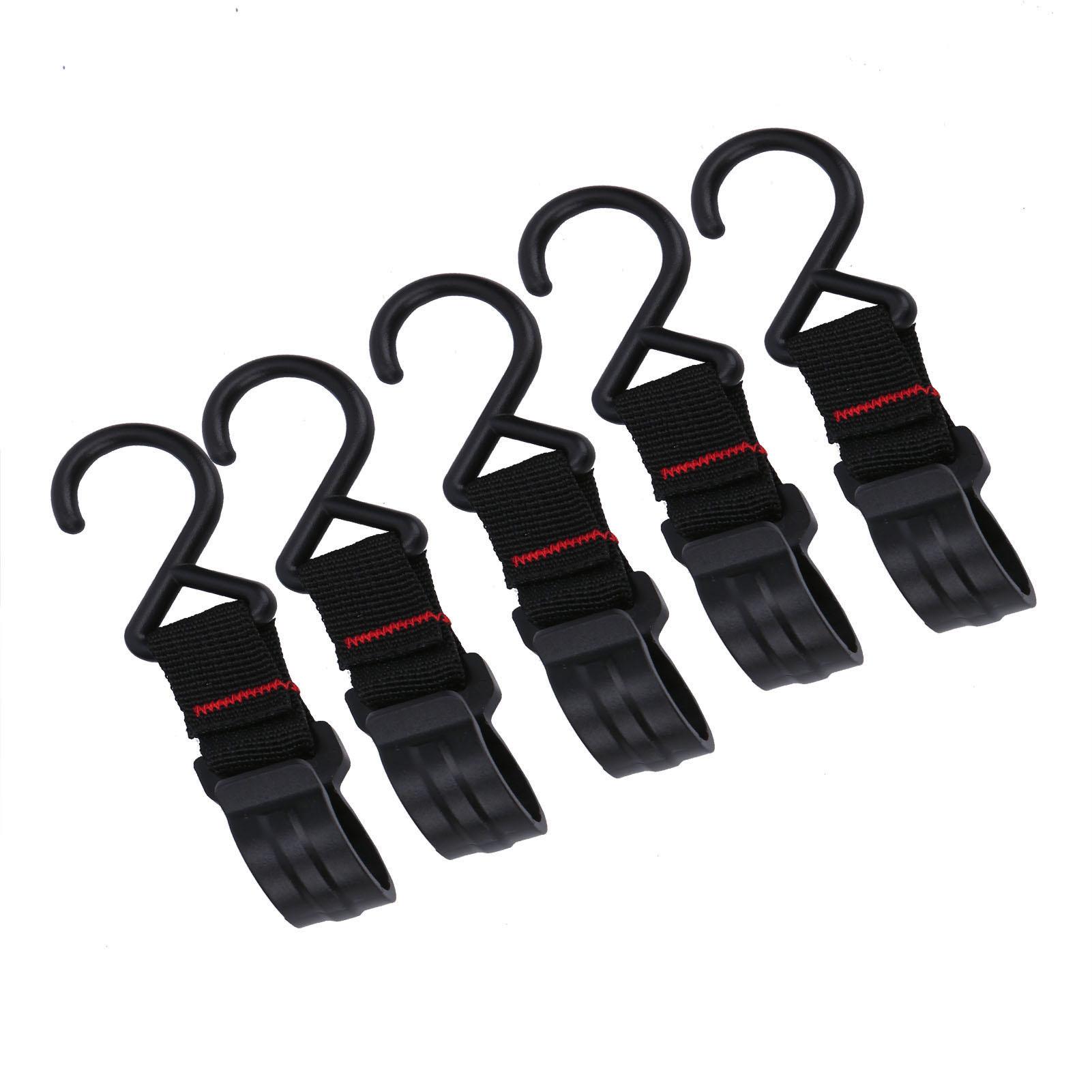 

5Pcs Outdoor Hanging Hook Camping MultiFunctional Strap Hanger for Light Cookware