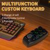 Bluetooth Programming Macro Custom Keyboard RGB 6 Key 1 Knob Copy Paste Photoshop Gaming Mini Keypad Mechanical Hotswap Macropad
