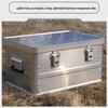 Aluminum Alloy Large Capacity Roof-Mount Camping Storage Box with Lock