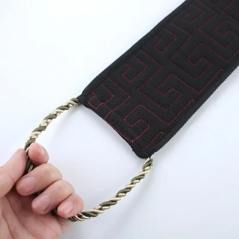 Dual Sided Back Scrubbing Towel Handle design Extended Exfoliating Body Towel Widened Durable Back Rubbing Strap Unisex