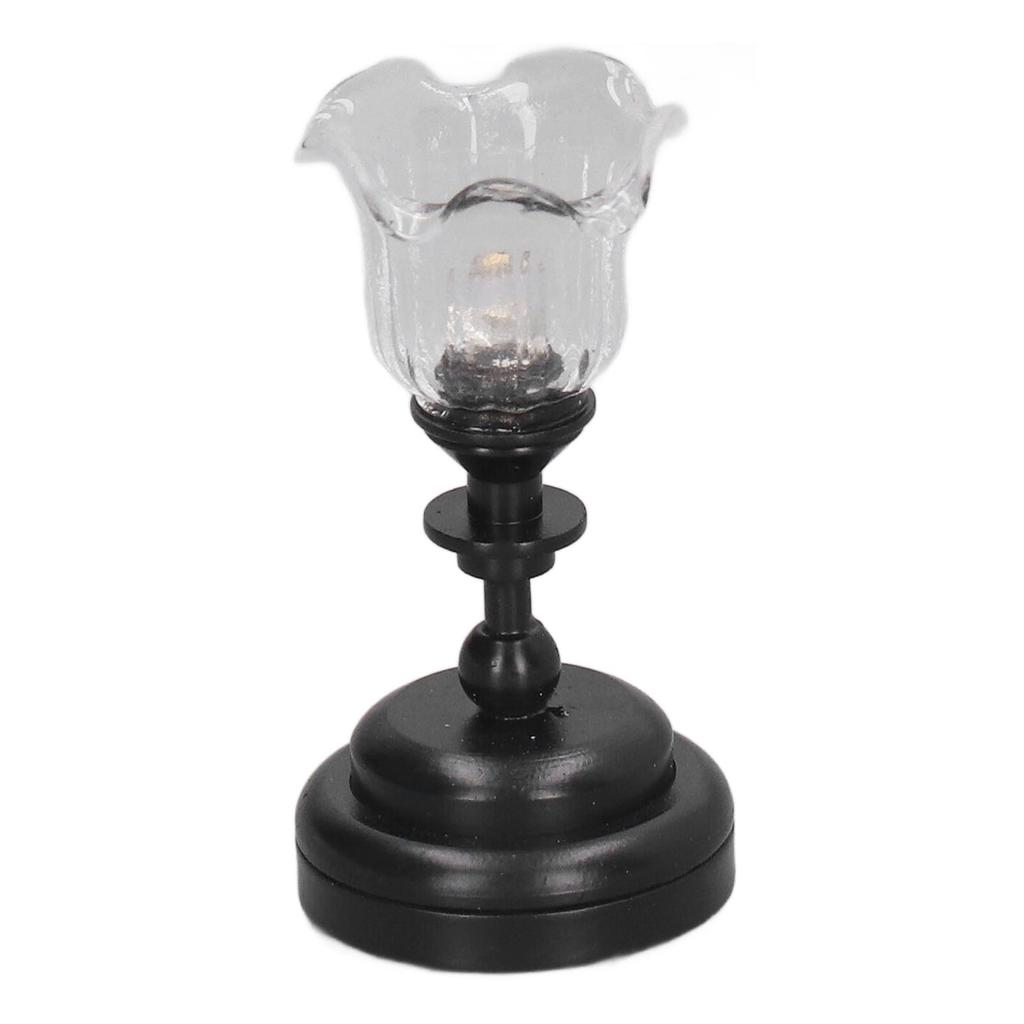 Miniatur Puppenhaus Deckenleuchte Maßstab 1/12 Klarglas Schirm Miniatur Deckenlampe für Puppenhaus