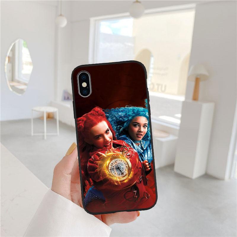 CJ33 Descendants Soft Shell Phone Case for iPhone 16 15 14 13 12 Pro Max Plus Mini