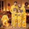 Family Matching Halloween Patchwork Print Pajama Set for Parent and Child