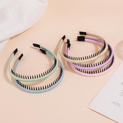 2025 Anti-Slip Toothed Hair Clip Headband for Women & Children