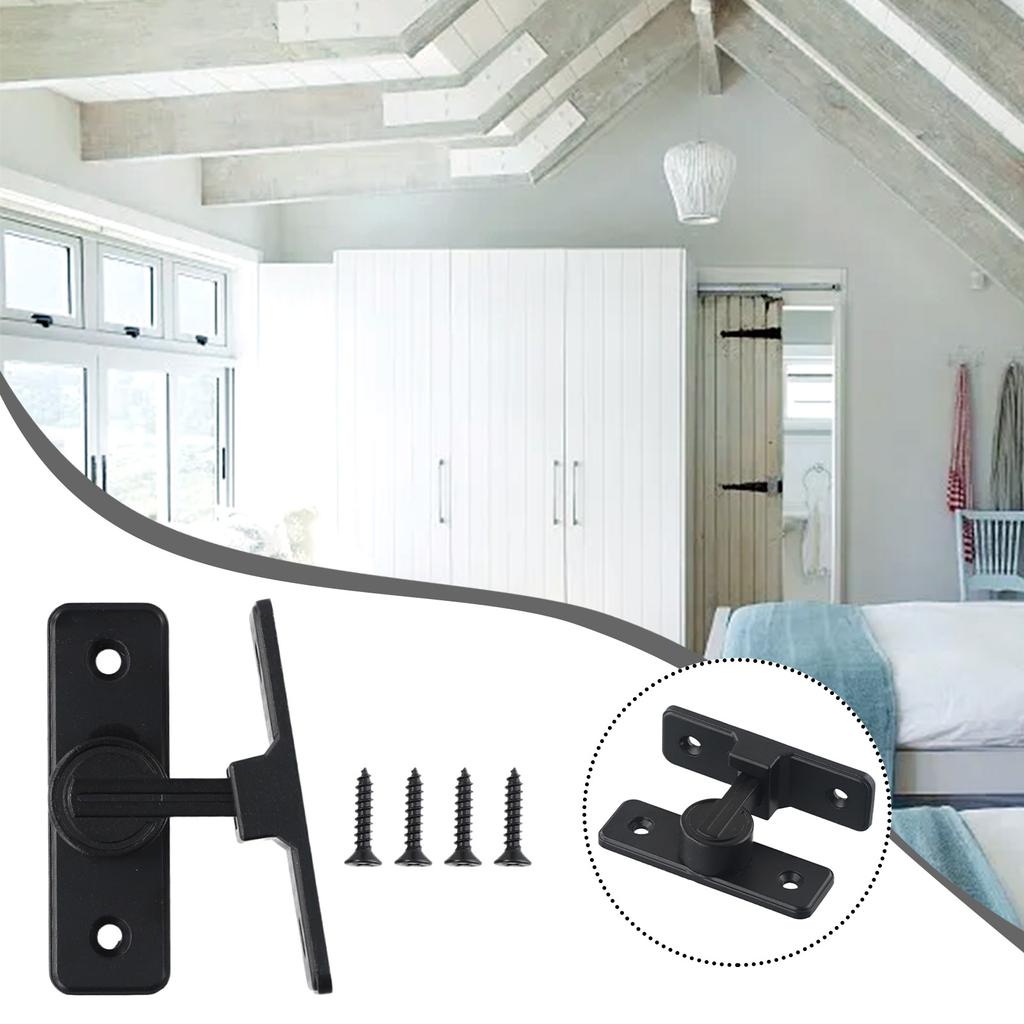 Conjunto de trava de porta de celeiro, peça para serviço pesado