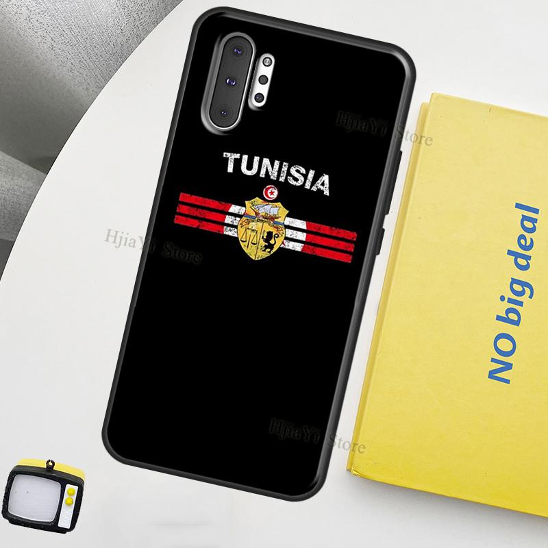 Чехол для телефона с картой флага Туниса для Samsung Galaxy S21 Ultra S22 Note 20 Ultra Note 10 S9 S10 Plus S20 FE Galaxy Note 20