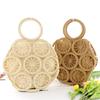Seaside Holiday Bag Hollow Straw Large Capacity Beach Crossbody Bag Summer Hand Weaving Shoulder Bag