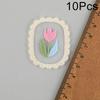 10pcs Embroidered Cute Flower Heart Patches Applique for Backpack Shoes Hats Scrapbooking Decoration DIY Sewing Accessories