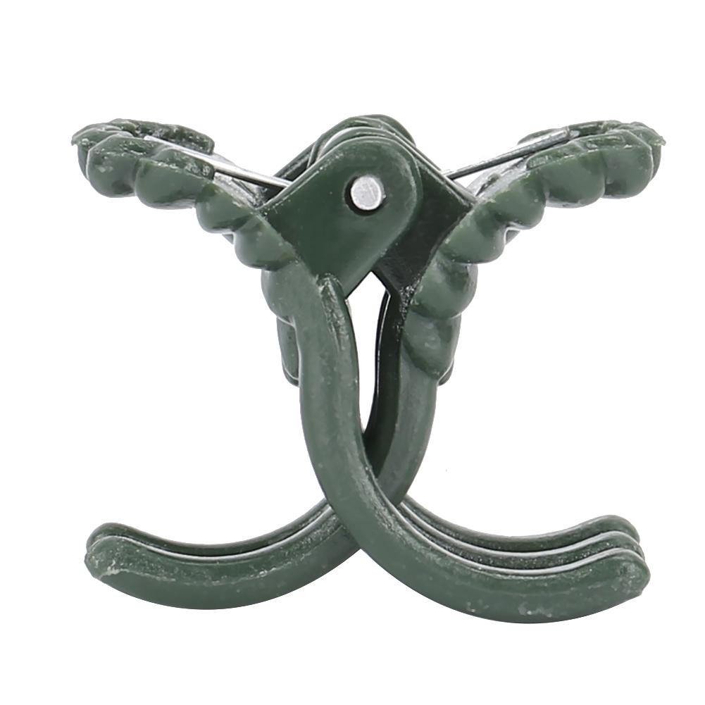 100Pcs Plant Clip Butiful Chrysanthm Shape Garden Flower Stems Fixing Support Clips Tool