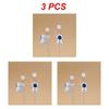 1/3/5PCS Glass Straw Stainless Steel Straw Silicone In Summer High Temperature Resistance Silicone Cup Lid Cover Dust Plug