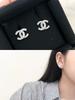 Round Enamel Letter Stud Earrings Minimalist Design Fashion Versatile Girly Chic Earrings