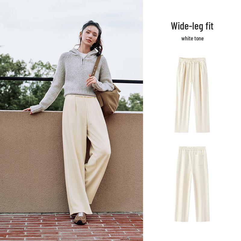 Semir Women's Loose Pleated Wide-Leg Pants