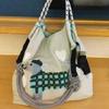 2024 Japanese-Style Embroidered Nylon Dog Underarm Shoulder Bag for Women - Large Capacity, Hand-Held & Oblique Design