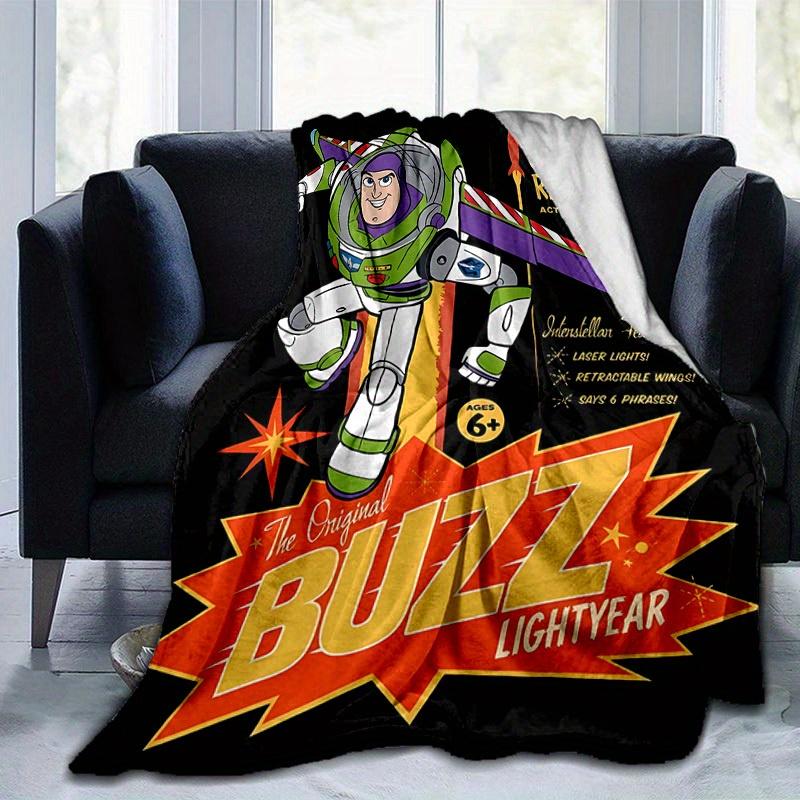 1pc, Buzz Lightyear Deluxe Space Ranger: A Perfect Gift, Blanket, Ideal for Bedroom, Living Room, Travel, Camping, Car, Beach, Office Naps, Suitable a