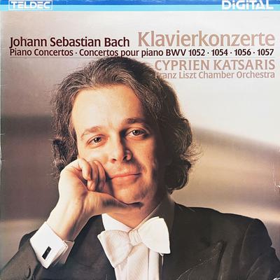 LP Record JOHANN SEBASTIAN BACH  CYPRIEN KAT  Klavierkonzerte  Piano Concertos  643208 TELDEC 1986 Germany Classical Used
