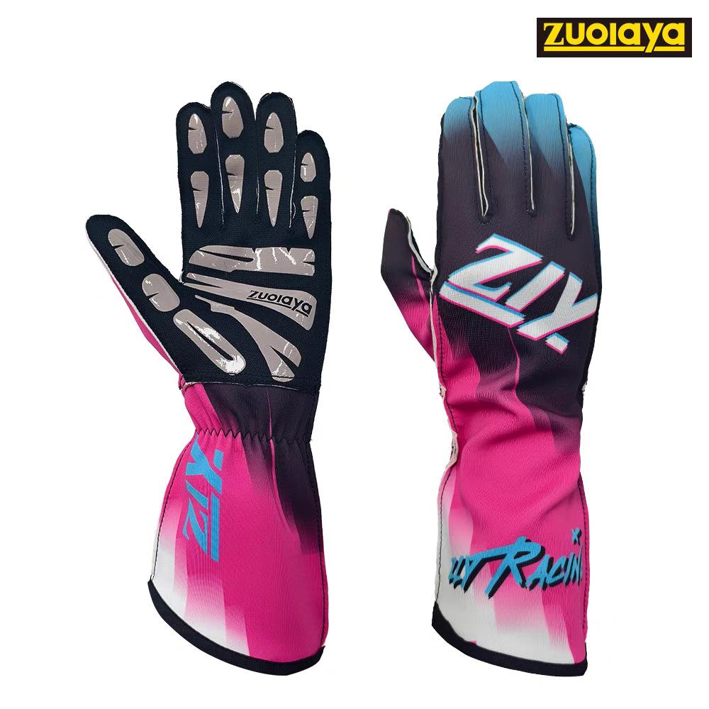 Kart glove racing long outer seam
