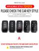 Snap Button Key Case for Toyota Corolla, Camry, Levin, RAV4, Avalon, IZOA, CHR, Highlander