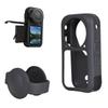 For Insta360 X6for Insta360 X6 Silicone Protective Cover&Lens Cap Full Coverage Anti-scratch Fall Shell Case