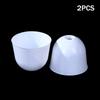 2Pcs Ceilingfan Accessories Light Shade Rubber Cover Replacements 23Mm Hole White Color Easy Installation Wide Compatibility
