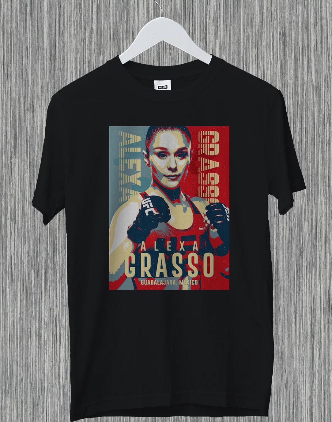 Alexa Grasso Mexican MMA Womens Champion BJJ Mexico Funny Gift Unisex 100% Cotton T-shirt Mens Tees Top 3XL