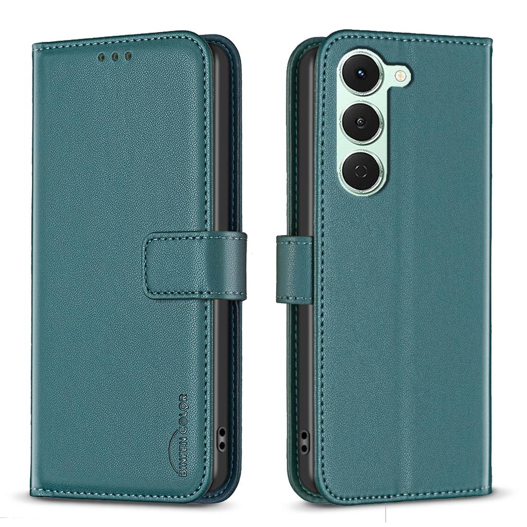 For TECNO Spark 40 Pro+ 4G Phone Case BINFEN COLOR BF17 Wallet Folio Flip Leather Cover
