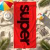 S-Superglide-es LOGO LUXURY Towel Large Quick-Drying Microfiber soft Beach Towel for Travel Fitness Sauna Bathing Camping