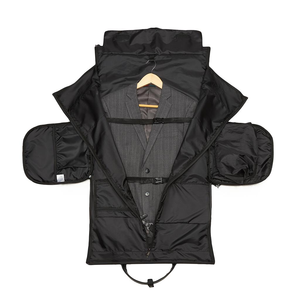 Premium Suit and Shoe Travel Bag with Wet Pocket 50L - Black