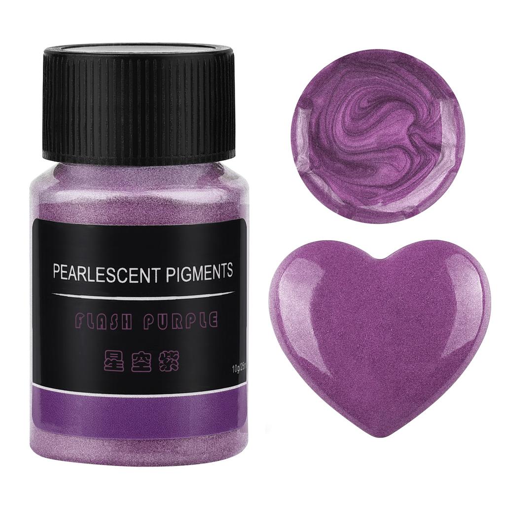 24 Farben Perlmuttpulver Kerzenfarbe Seifenpigment Für Kerzenherstellung Epoxidharz Pigment DIY Farbstoff Pigment Perlenpulver