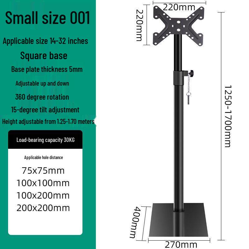 Universal Movable TV Stand with Wheels