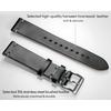 Hemsut Chromexcel Leather Watch Band, 20mm, Soft Vintage Leather Watch Strap, Handmade Watch Strap with Quick Release Tool and Stainless Steel Silver