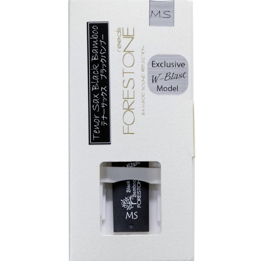FORESTONE Black Bamboo W-Blast Reed for Tenor Saxophone [Hardness: MS (Medium Soft)] FBWTMS