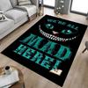 1pc we're all mad here Carpet, Office Rug Outdoor Mat Home Decor Area Carpet Festival