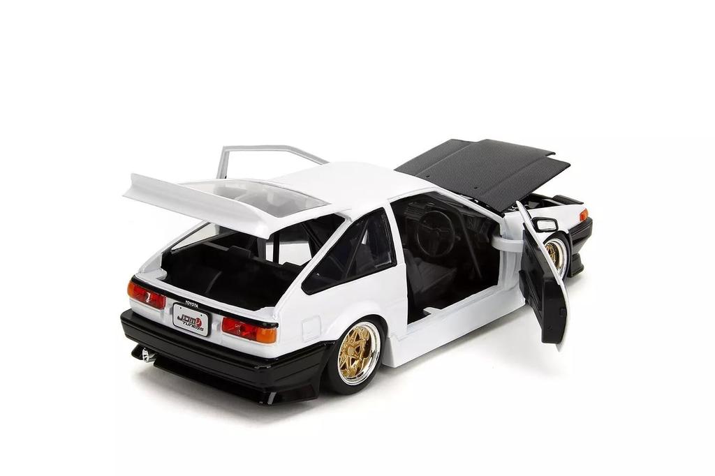 JADA TOYS Toyota Trueno AE86 Hachiroku White Trueno AE86 JDM Tuners Mini Car 35956 1/24 [Položka]