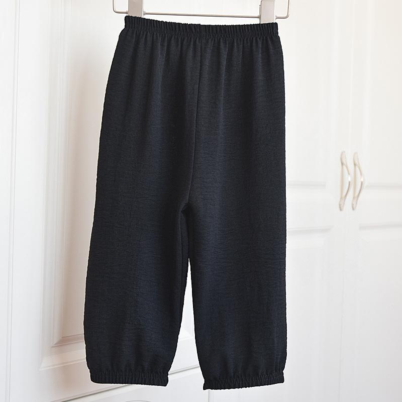 Dětské cool kalhoty pro chlapce dívky léto korejský ležérní sportovní dětské volné kalhoty jednobarevné měkké teenagerské rovné kalhoty 1-7 let