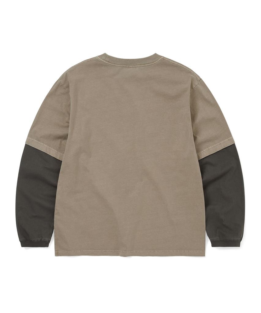 THISISNEVERTHAT Layered L/S Tee Desert Gray