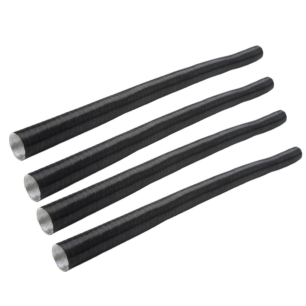 4 Pcs 42mm Auto Heater Hose Line Air Intake Outlet Exhaust Stretch Corrugated Combustion Flexible Pipe for Eberspacher