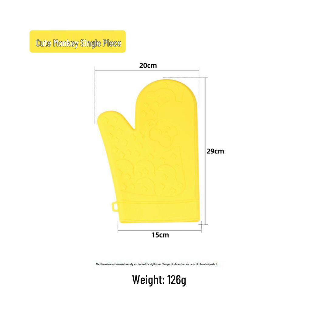 Silicone Heat-Resistant Oven Mitts and Pot Holders
