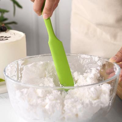 Silicone Jar Spatula Heat-Resistant Jam Spreader Cake Cream Butter Scraper Kitchen Baking Scraper for Jams Butter Frosting