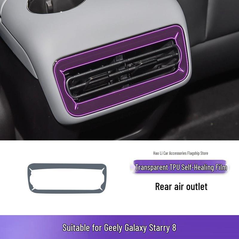 TPU Protective Film for Geely Galaxy Starry 8 Gear Shift Trim - Fits 25 Models