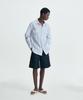Millakodeu Wild Crease Bermuda Pants - Dark Navy