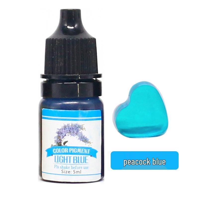 Essenza Colore Resina Epossidica ad Alta Concentrazione Seconda Generazione, 24 Colori, 5ml per Artigianato in Cristallo Fai-da-te