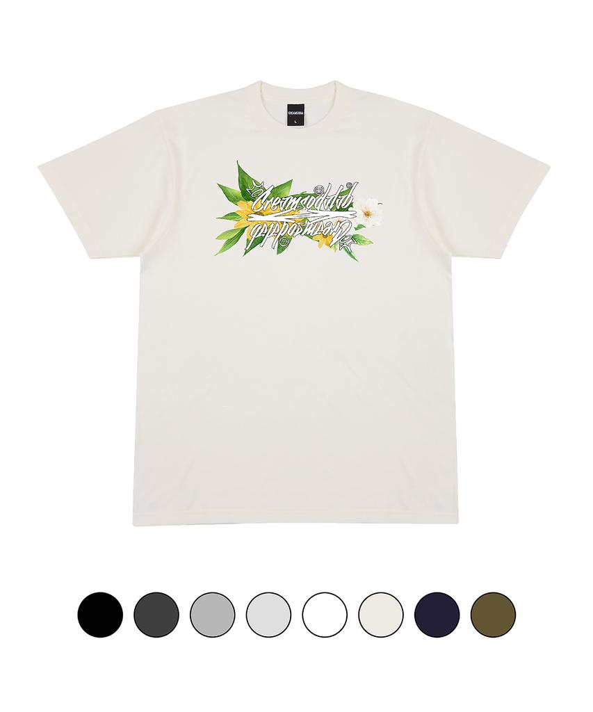 CREAM SODA LAB Crsdel Fantasy Flower Short Sleeve T-Shirt (Type B)