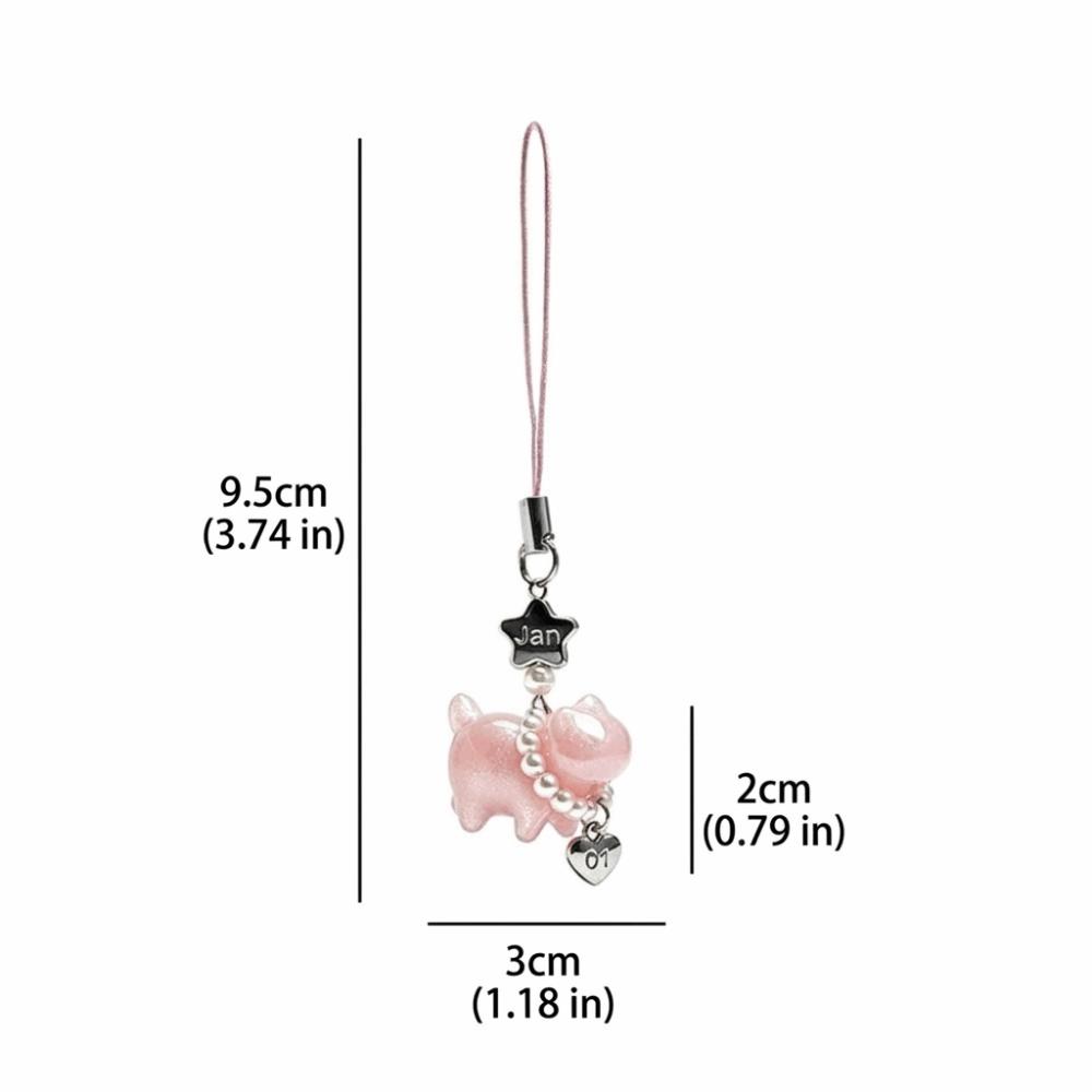 Pearl Detail Cat Pearl Pendant Color Changing Color Changing Pendant Hanging Ornament Bag Decor