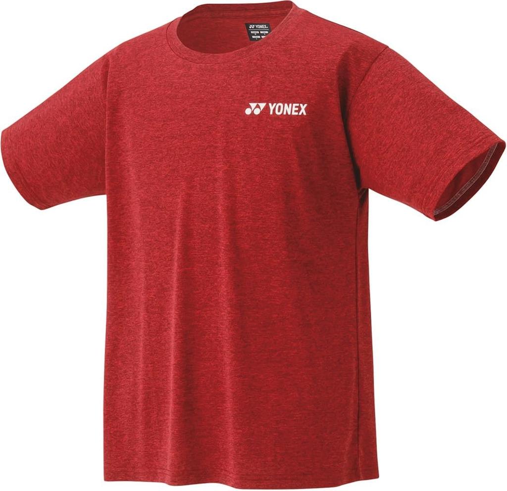 Yonex Short Sleeve Dry Sunset Red XO T-Shirt, (496)