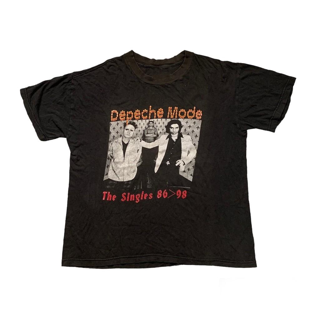 Новая Винтажная Футболка 90-х Depeche Mode The Singles Унисекс Все Размеры DO197 XXXXL