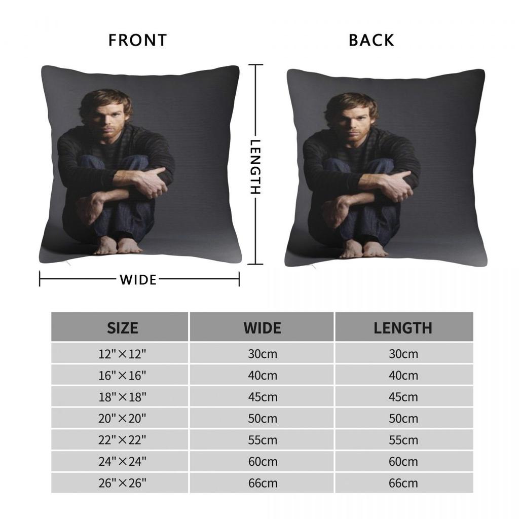 Decorazioni per la Camera da Letto Piedi di Dexter Morgan Michael C Hall Federe Cuscino Merch Copricuscino Quadrato Multitaglia