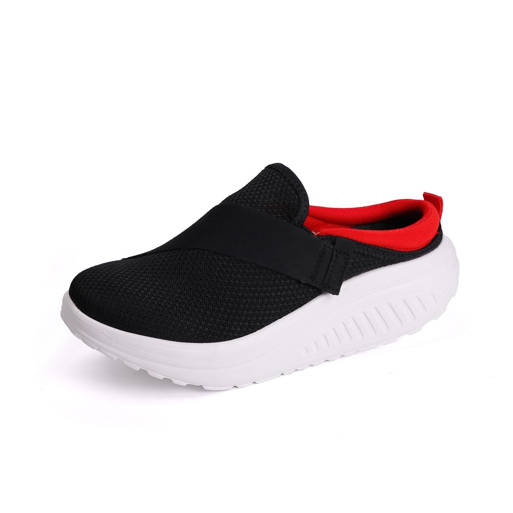 Women Wedge Breathable Slippers Summer Anti-slip Premium Sandals Vintage Casual Female Platform Shoes Plus Size 43 Slides