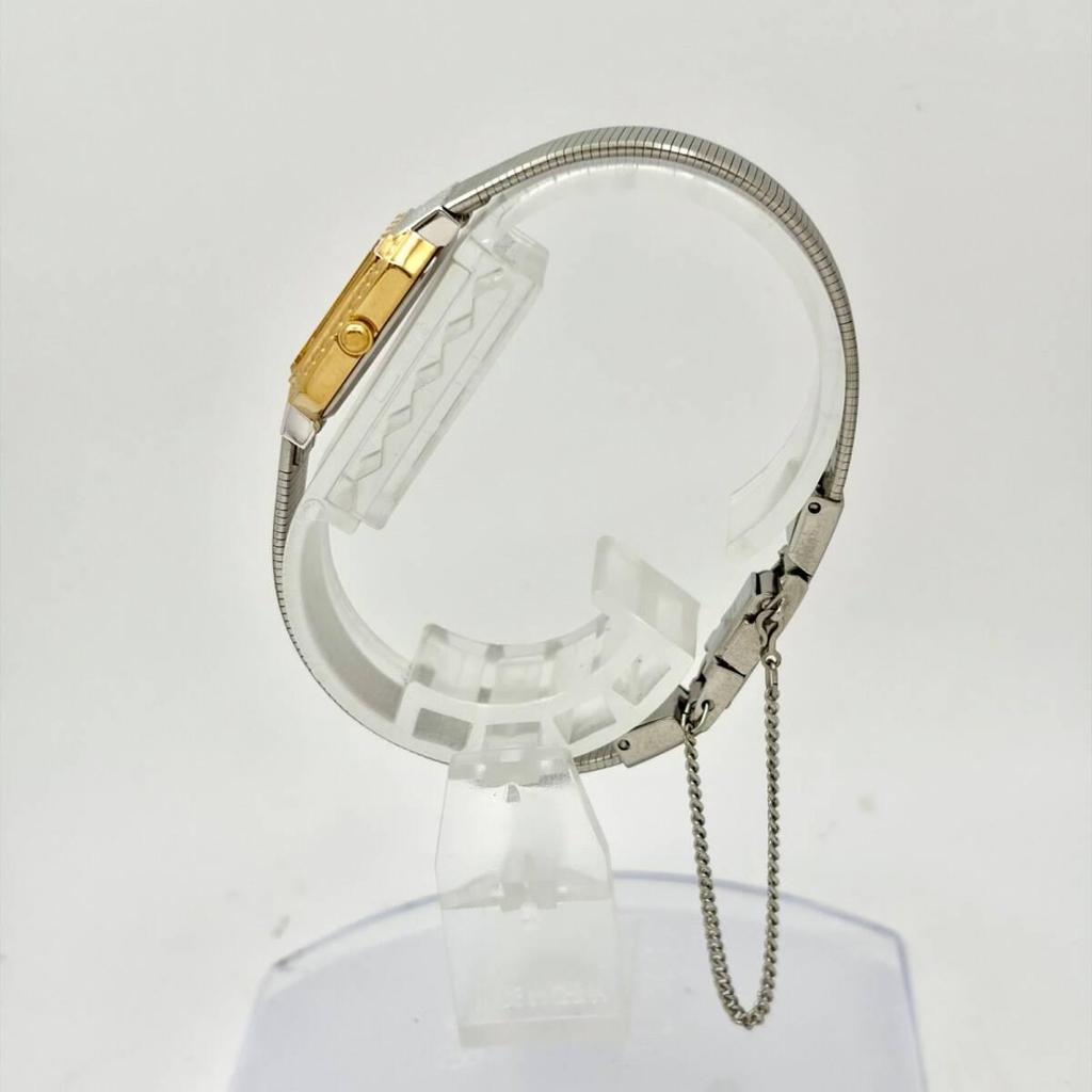 Used [Rare/New Battery] SEIKO Ladies Watch Octagon 2Y01-5A70 760392