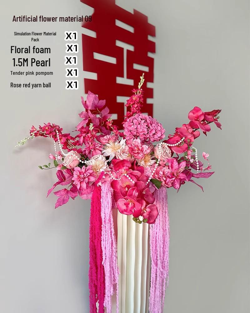 Romantic Wedding Decor: Artificial Flowers for Bedroom & Bridal Chamber