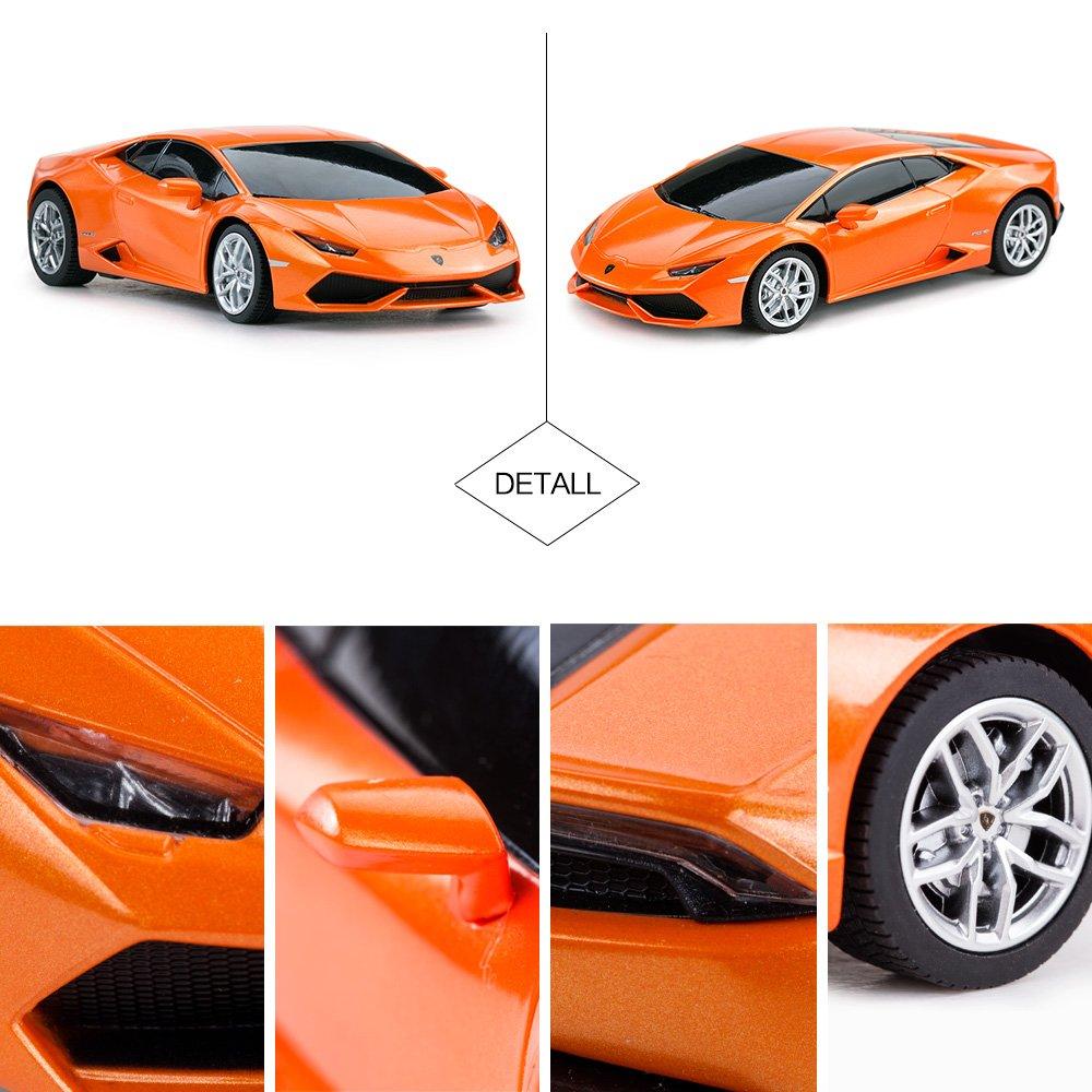 RASTAR 1:24 2.4GHz Lamborghini Huracan LP610-4 RC Model Car, Orange